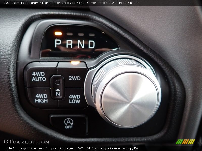 Diamond Black Crystal Pearl / Black 2023 Ram 1500 Laramie Night Edition Crew Cab 4x4