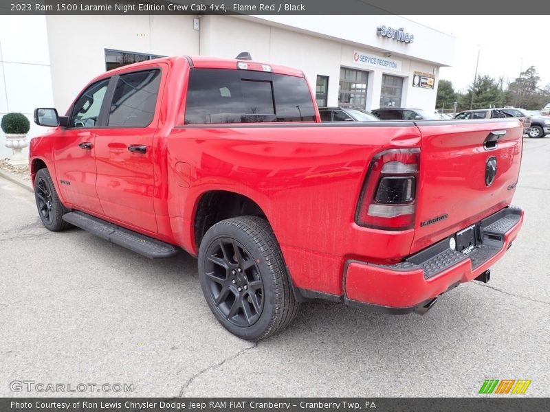 Flame Red / Black 2023 Ram 1500 Laramie Night Edition Crew Cab 4x4
