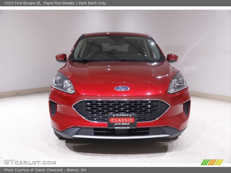 Rapid Red Metallic / Dark Earth Gray 2020 Ford Escape SE