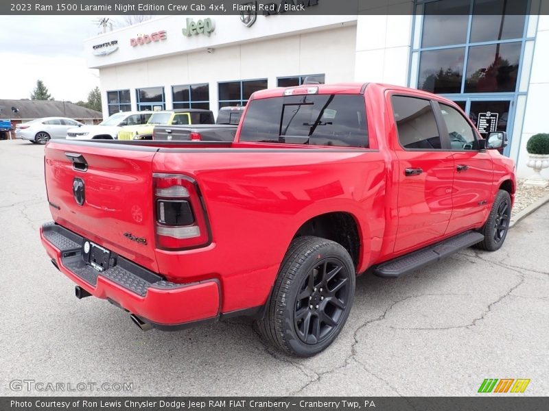 Flame Red / Black 2023 Ram 1500 Laramie Night Edition Crew Cab 4x4