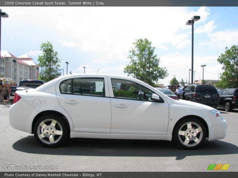 Summit White / Gray 2008 Chevrolet Cobalt Sport Sedan