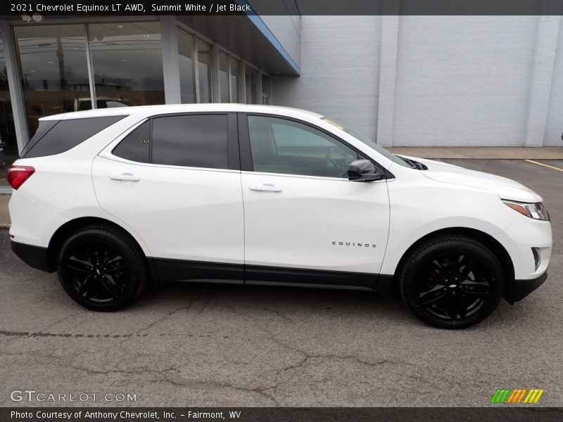 Summit White / Jet Black 2021 Chevrolet Equinox LT AWD