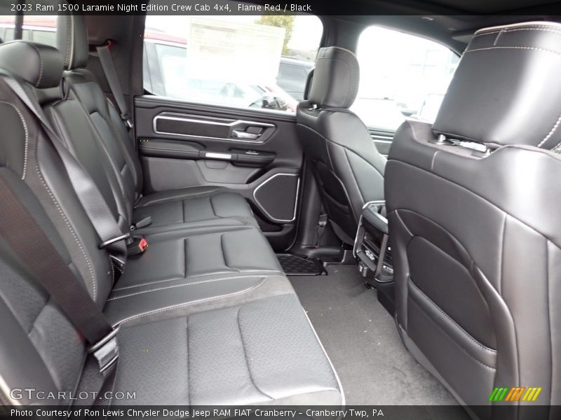 Flame Red / Black 2023 Ram 1500 Laramie Night Edition Crew Cab 4x4