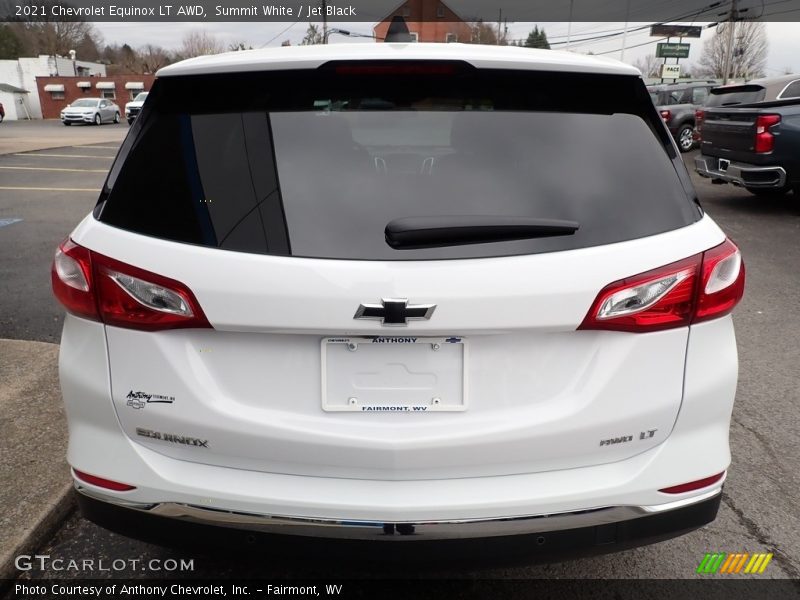 Summit White / Jet Black 2021 Chevrolet Equinox LT AWD