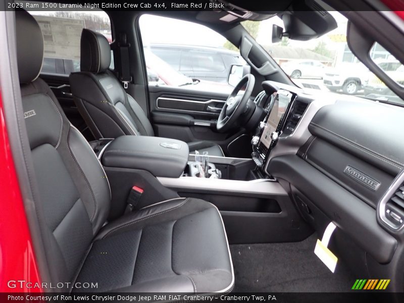 Flame Red / Black 2023 Ram 1500 Laramie Night Edition Crew Cab 4x4