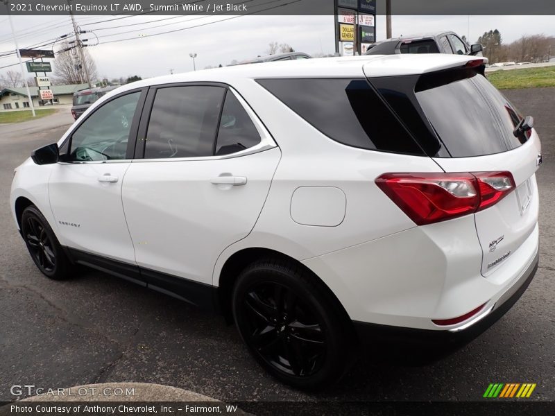 Summit White / Jet Black 2021 Chevrolet Equinox LT AWD