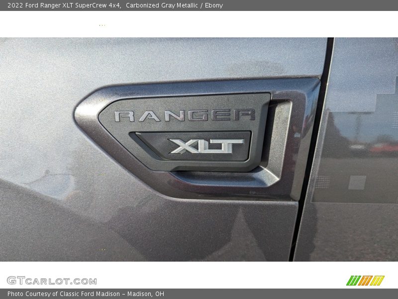 Carbonized Gray Metallic / Ebony 2022 Ford Ranger XLT SuperCrew 4x4