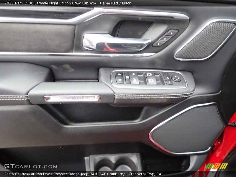 Flame Red / Black 2023 Ram 1500 Laramie Night Edition Crew Cab 4x4