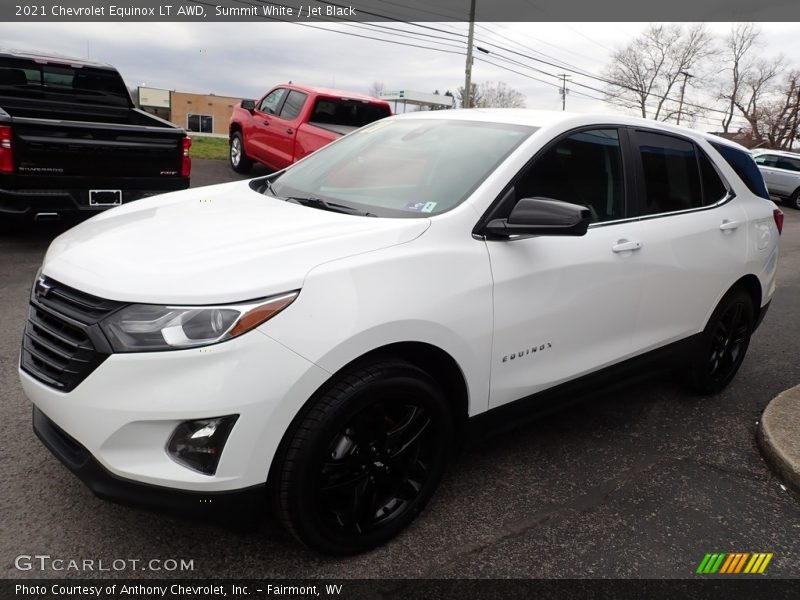 Summit White / Jet Black 2021 Chevrolet Equinox LT AWD