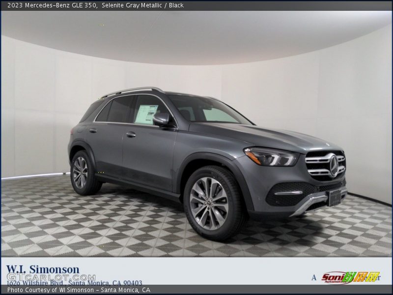 Selenite Gray Metallic / Black 2023 Mercedes-Benz GLE 350