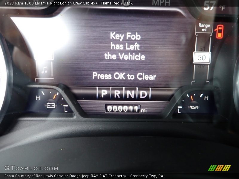 Flame Red / Black 2023 Ram 1500 Laramie Night Edition Crew Cab 4x4