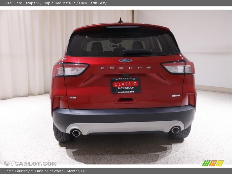 Rapid Red Metallic / Dark Earth Gray 2020 Ford Escape SE