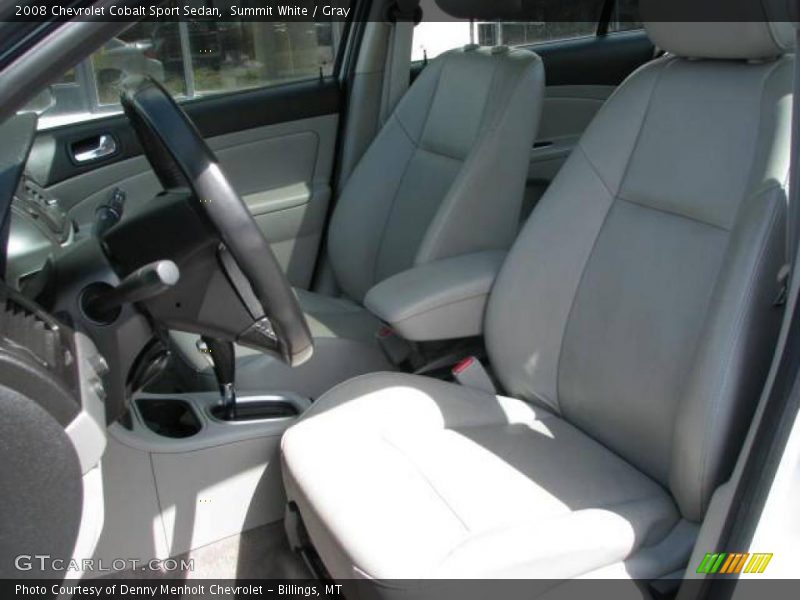 Summit White / Gray 2008 Chevrolet Cobalt Sport Sedan