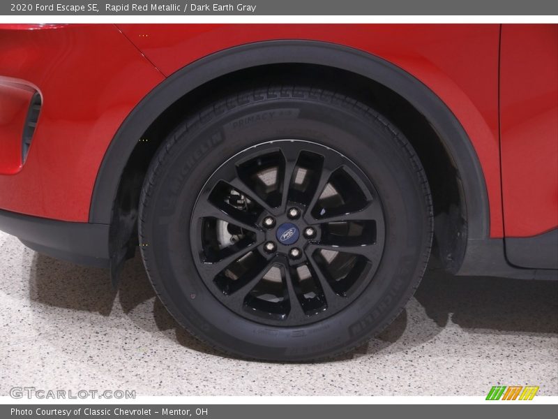 Rapid Red Metallic / Dark Earth Gray 2020 Ford Escape SE