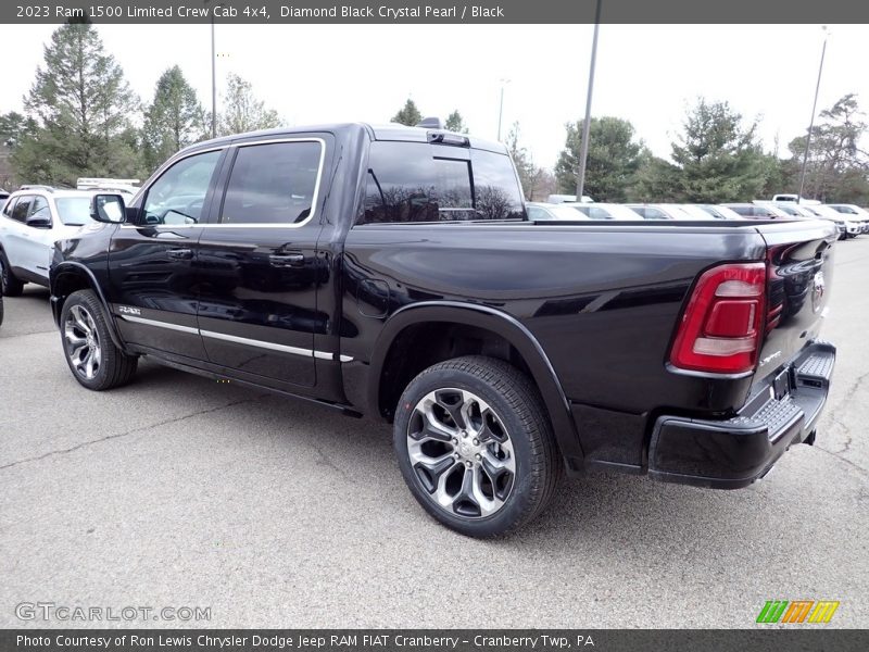 Diamond Black Crystal Pearl / Black 2023 Ram 1500 Limited Crew Cab 4x4