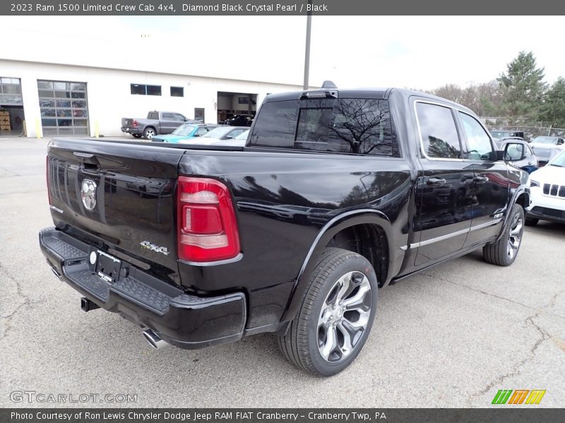 Diamond Black Crystal Pearl / Black 2023 Ram 1500 Limited Crew Cab 4x4