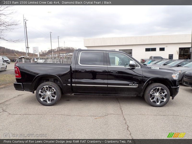 Diamond Black Crystal Pearl / Black 2023 Ram 1500 Limited Crew Cab 4x4