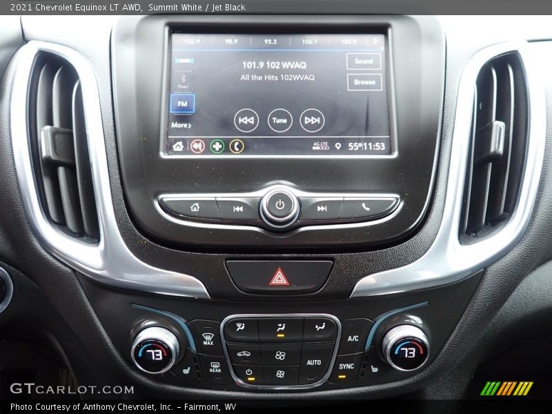 Summit White / Jet Black 2021 Chevrolet Equinox LT AWD