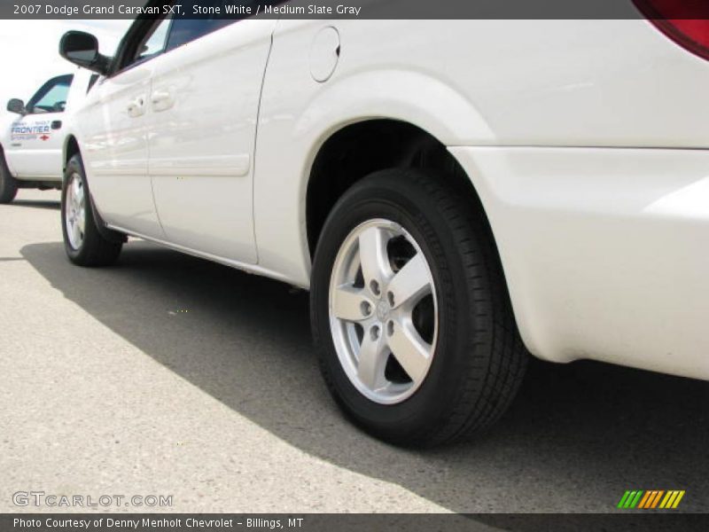 Stone White / Medium Slate Gray 2007 Dodge Grand Caravan SXT