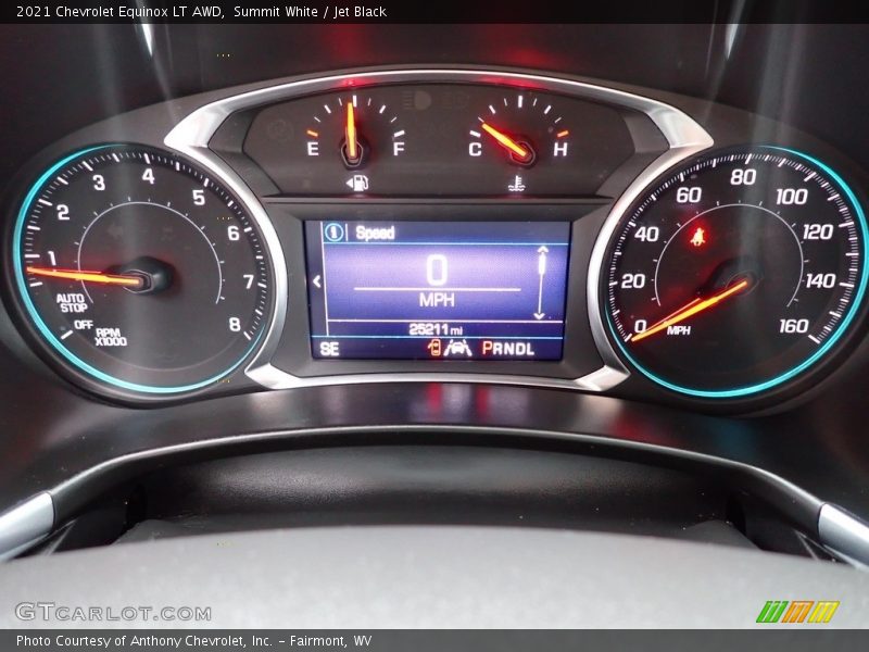 Summit White / Jet Black 2021 Chevrolet Equinox LT AWD