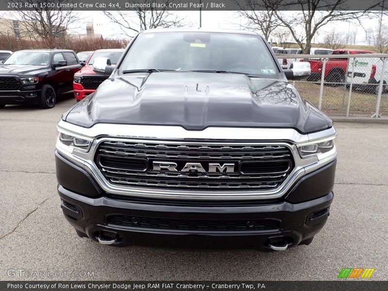 Diamond Black Crystal Pearl / Black 2023 Ram 1500 Limited Crew Cab 4x4
