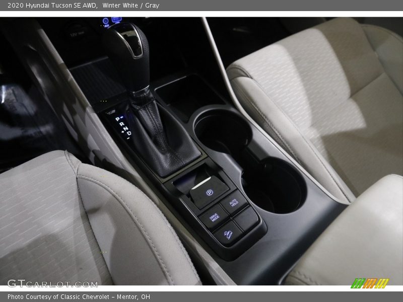 Winter White / Gray 2020 Hyundai Tucson SE AWD