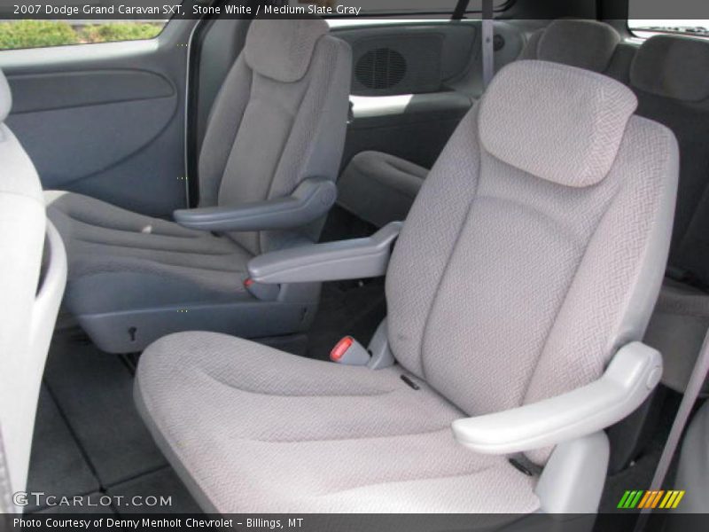 Stone White / Medium Slate Gray 2007 Dodge Grand Caravan SXT