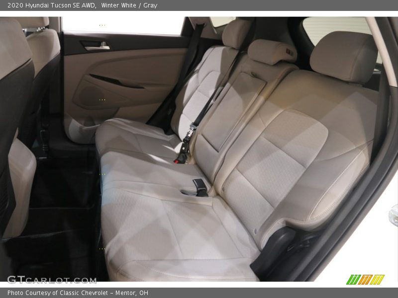 Winter White / Gray 2020 Hyundai Tucson SE AWD