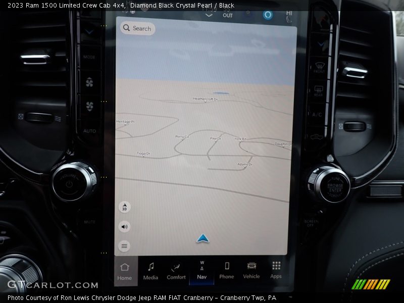 Diamond Black Crystal Pearl / Black 2023 Ram 1500 Limited Crew Cab 4x4