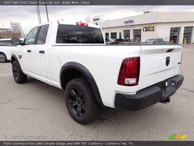 Bright White / Black 2022 Ram 1500 Classic Quad Cab 4x4