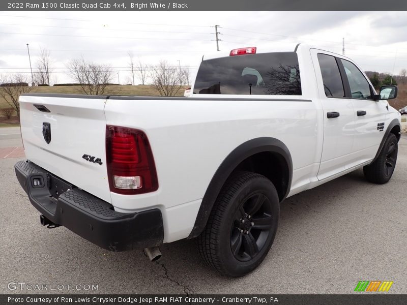 Bright White / Black 2022 Ram 1500 Classic Quad Cab 4x4