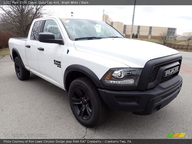 Bright White / Black 2022 Ram 1500 Classic Quad Cab 4x4