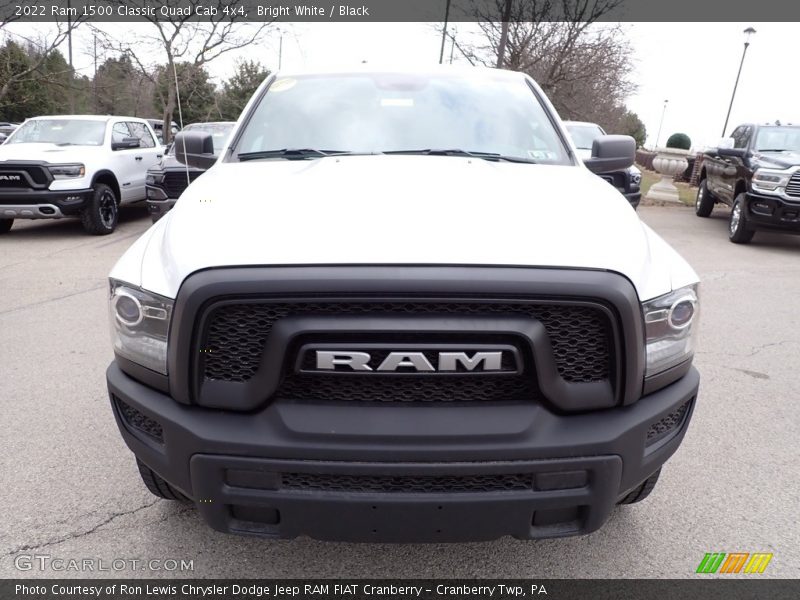 Bright White / Black 2022 Ram 1500 Classic Quad Cab 4x4