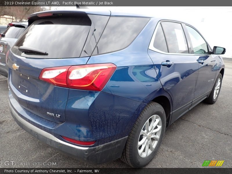 Pacific Blue Metallic / Jet Black 2019 Chevrolet Equinox LT AWD
