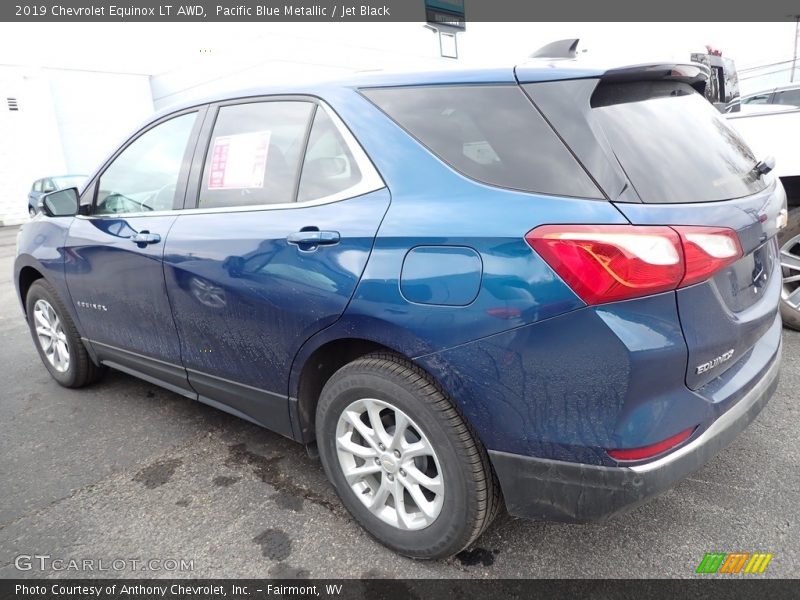 Pacific Blue Metallic / Jet Black 2019 Chevrolet Equinox LT AWD