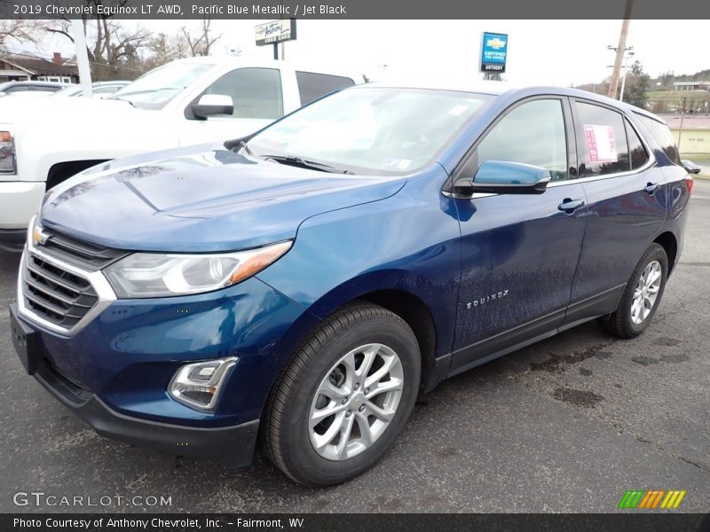 Pacific Blue Metallic / Jet Black 2019 Chevrolet Equinox LT AWD