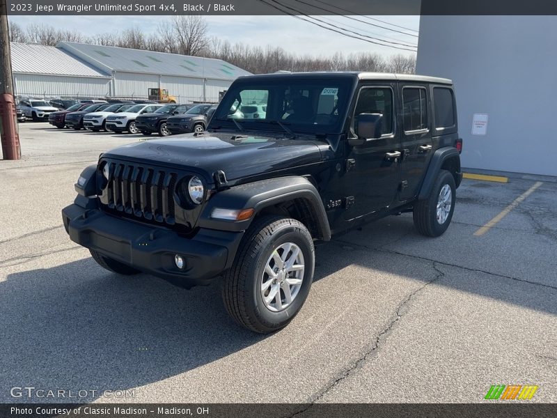 Black / Black 2023 Jeep Wrangler Unlimited Sport 4x4