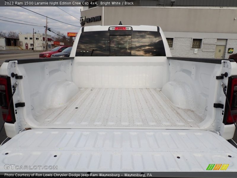 Bright White / Black 2023 Ram 1500 Laramie Night Edition Crew Cab 4x4