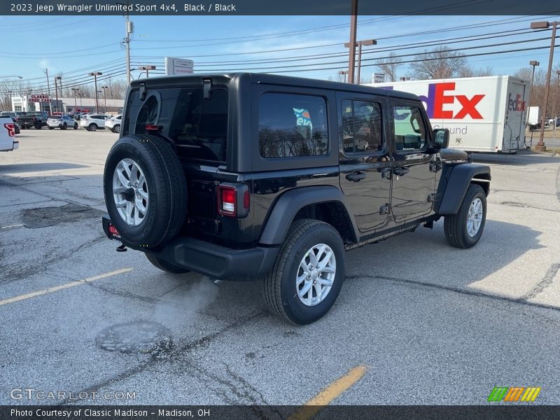 Black / Black 2023 Jeep Wrangler Unlimited Sport 4x4
