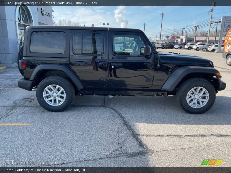 Black / Black 2023 Jeep Wrangler Unlimited Sport 4x4