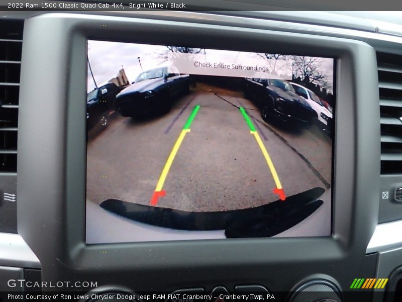 Bright White / Black 2022 Ram 1500 Classic Quad Cab 4x4