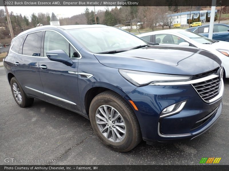 Emperor Blue Metallic / Whisper Beige/Ebony 2022 Buick Enclave Essence AWD