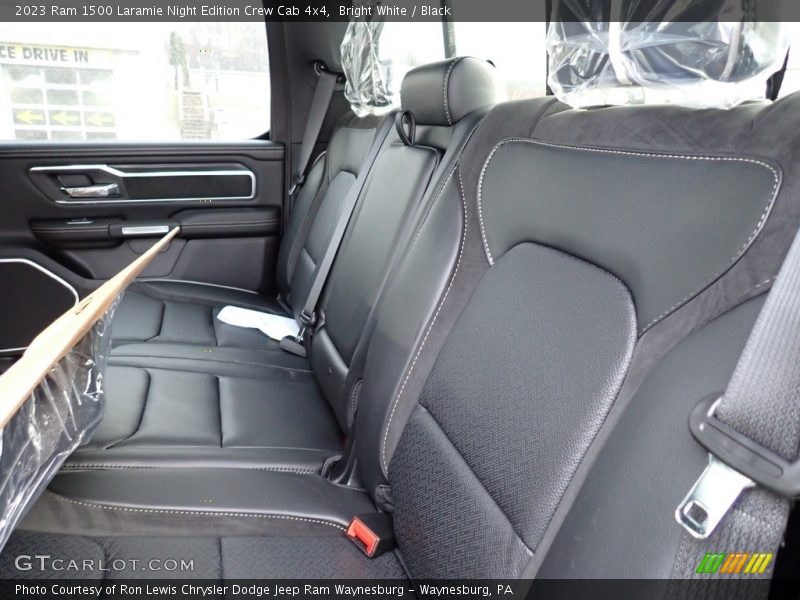 Bright White / Black 2023 Ram 1500 Laramie Night Edition Crew Cab 4x4