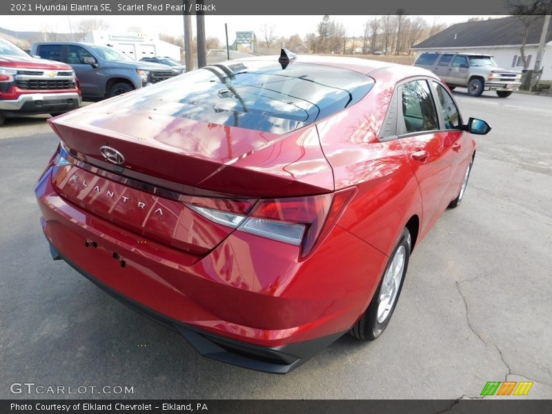 Scarlet Red Pearl / Black 2021 Hyundai Elantra SE