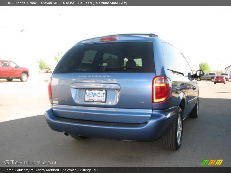 Marine Blue Pearl / Medium Slate Gray 2007 Dodge Grand Caravan SXT