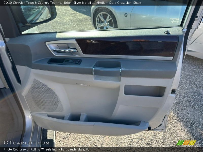 Bright Silver Metallic / Medium Slate Gray/Light Shale 2010 Chrysler Town & Country Touring