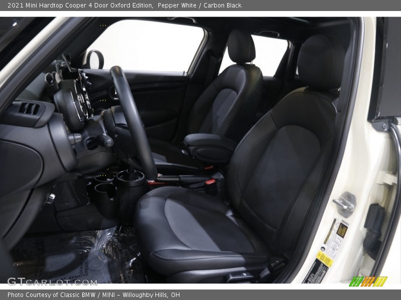 Pepper White / Carbon Black 2021 Mini Hardtop Cooper 4 Door Oxford Edition