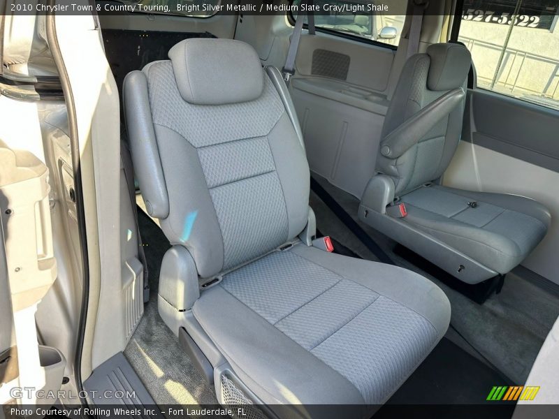 Bright Silver Metallic / Medium Slate Gray/Light Shale 2010 Chrysler Town & Country Touring