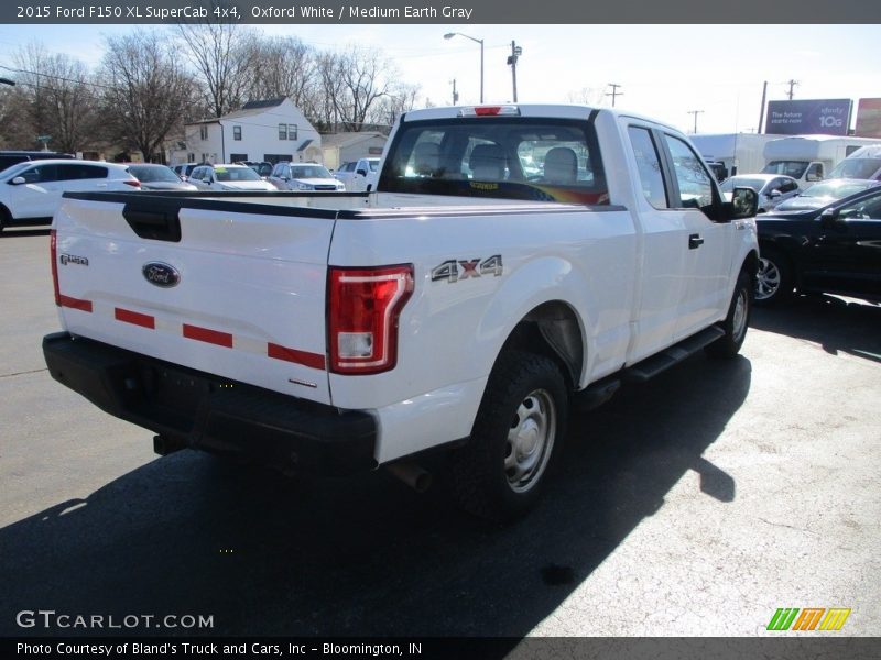 Oxford White / Medium Earth Gray 2015 Ford F150 XL SuperCab 4x4