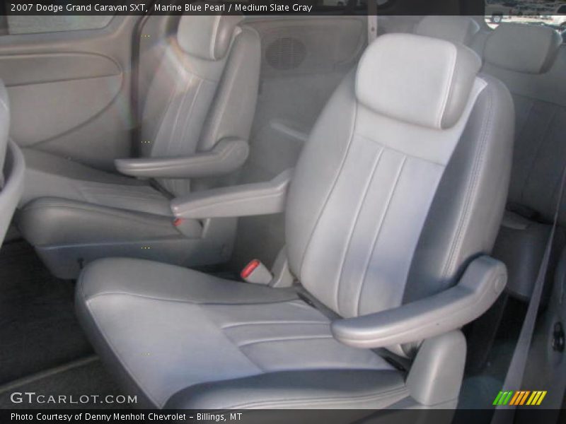 Marine Blue Pearl / Medium Slate Gray 2007 Dodge Grand Caravan SXT